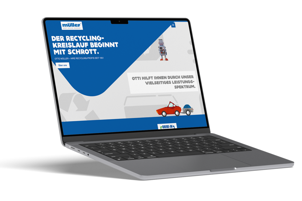 Otto Müller Landingpage Onepager
