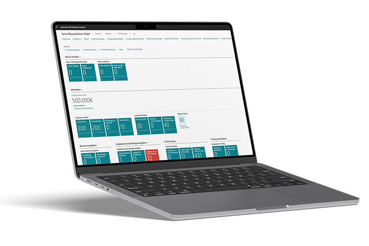 ERP System Business Central harms GmbH